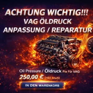 Oil Pressure / Öldruck Fix für VAG